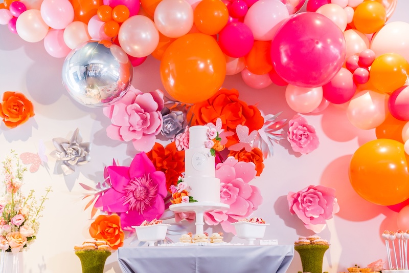Upscale baby shower